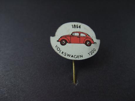 Volkswagen Kever 1200 gezinsauto 1964 rood
